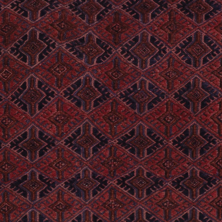 Kelimteppe - Orientalsk - 195 x 160 cm - mørk rød