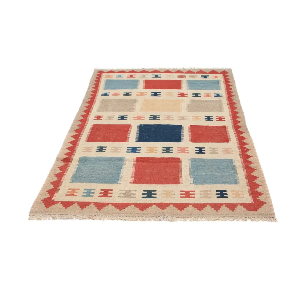 Kelimteppe - Orientalsk - 196 x 120 cm - beige