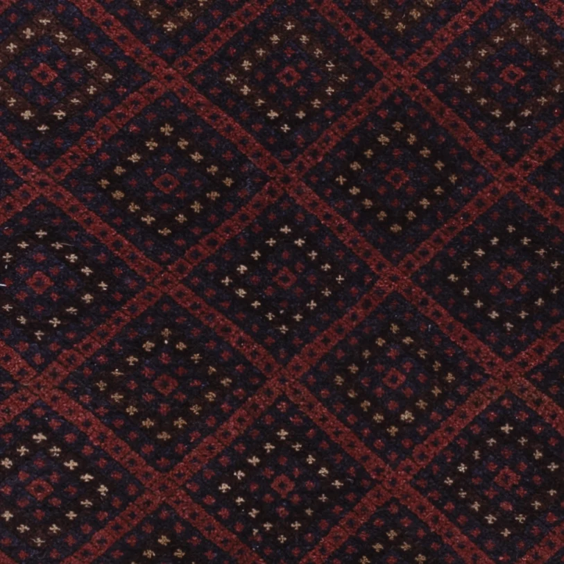 Kelimteppe - Orientalsk - 196 x 136 cm - mørk rød