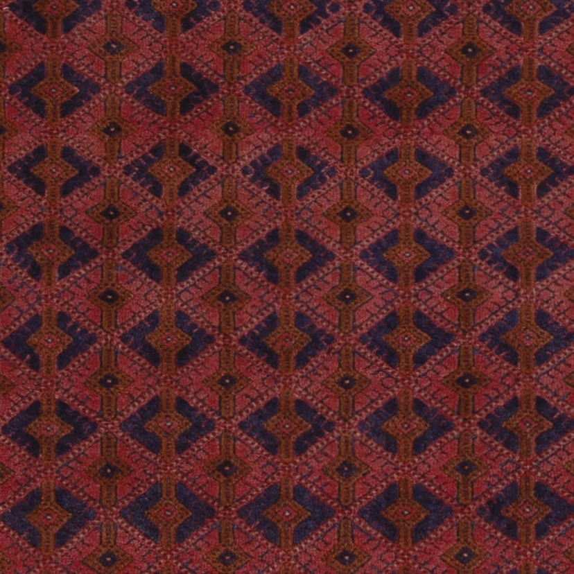 Kelimteppe - Orientalsk - 196 x 144 cm - mørk rød