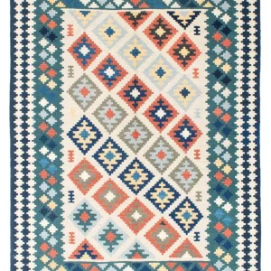 Kelimteppe - Orientalsk - 196 x 155 cm - beige