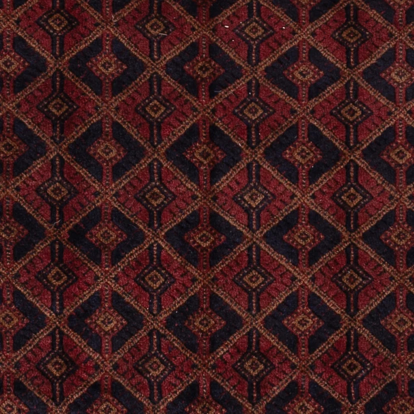 Kelimteppe - Orientalsk - 196 x 156 cm - mørk rød