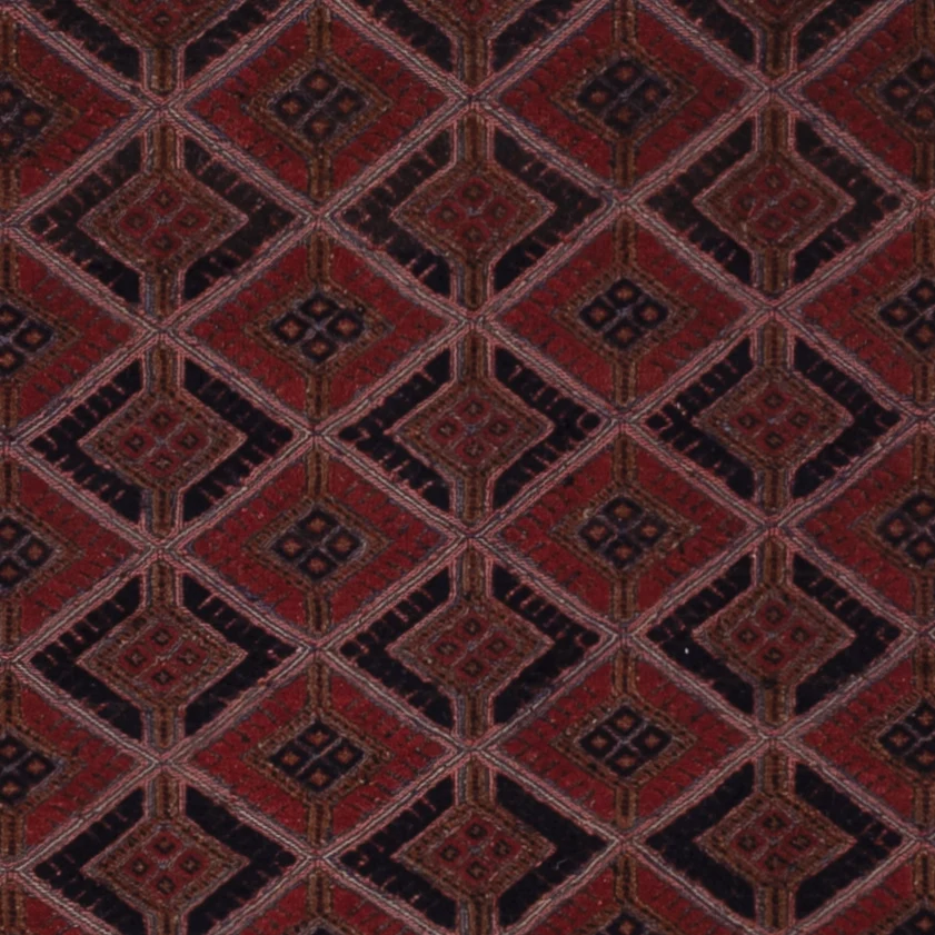 Kelimteppe - Orientalsk - 196 x 156 cm - mørk rød