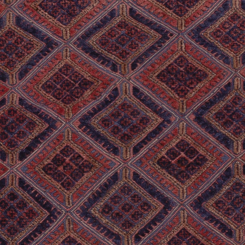 Kelimteppe - Orientalsk - 196 x 158 cm - mørk rød