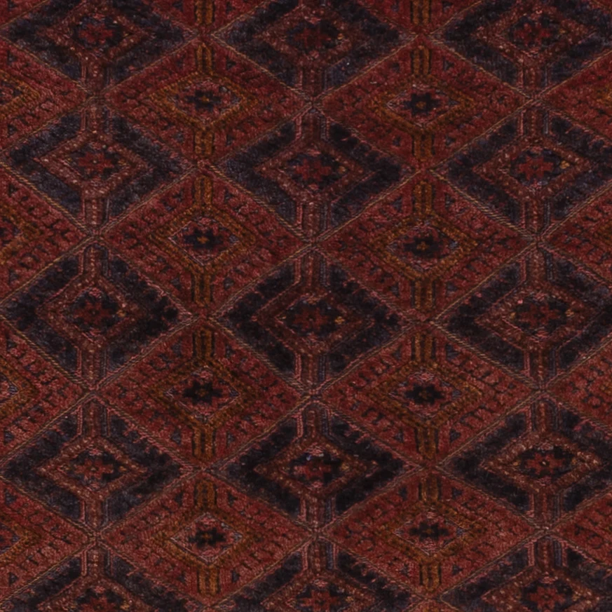 Kelimteppe - Orientalsk - 196 x 161 cm - mørk rød