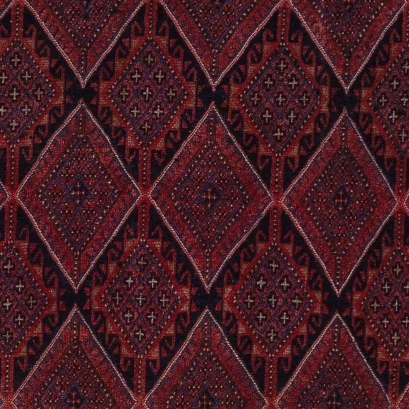 Kelimteppe - Orientalsk - 197 x 146 cm - mørk rød