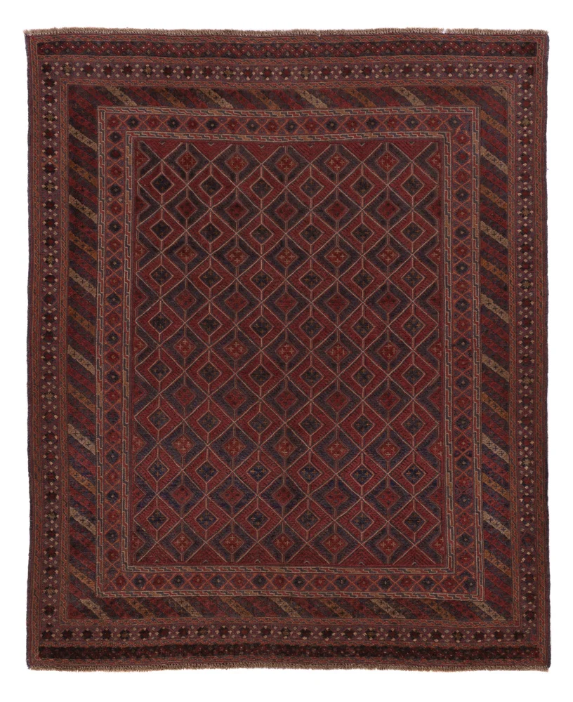 Kelimteppe - Orientalsk - 197 x 154 cm - mørk beige
