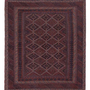 Kelimteppe - Orientalsk - 197 x 155 cm - mørk beige