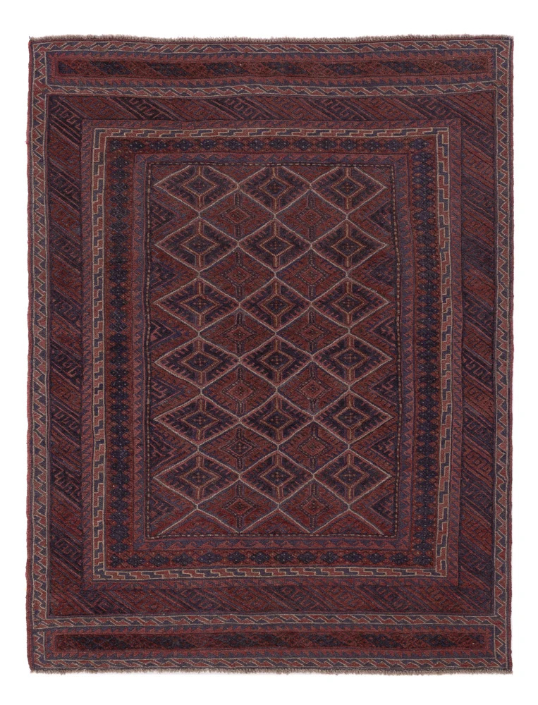 Kelimteppe - Orientalsk - 197 x 155 cm - mørk beige