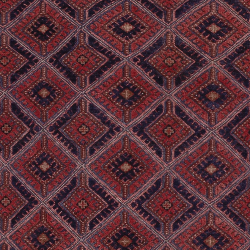 Kelimteppe - Orientalsk - 197 x 156 cm - mørk rød