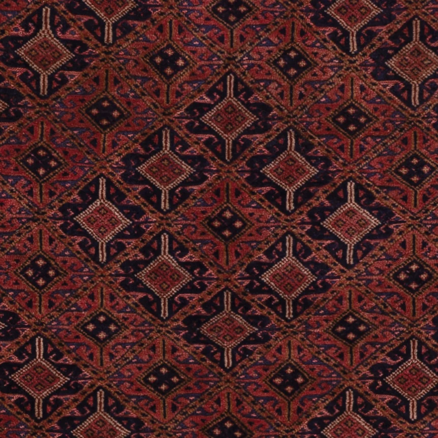 Kelimteppe - Orientalsk - 197 x 161 cm - mørk rød