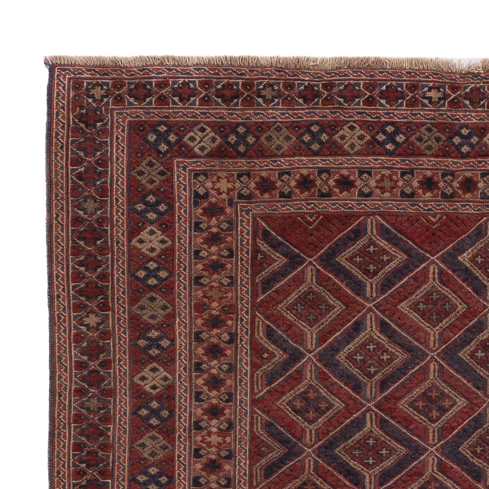 Kelimteppe - Orientalsk - 198 x 150 cm - mørk beige