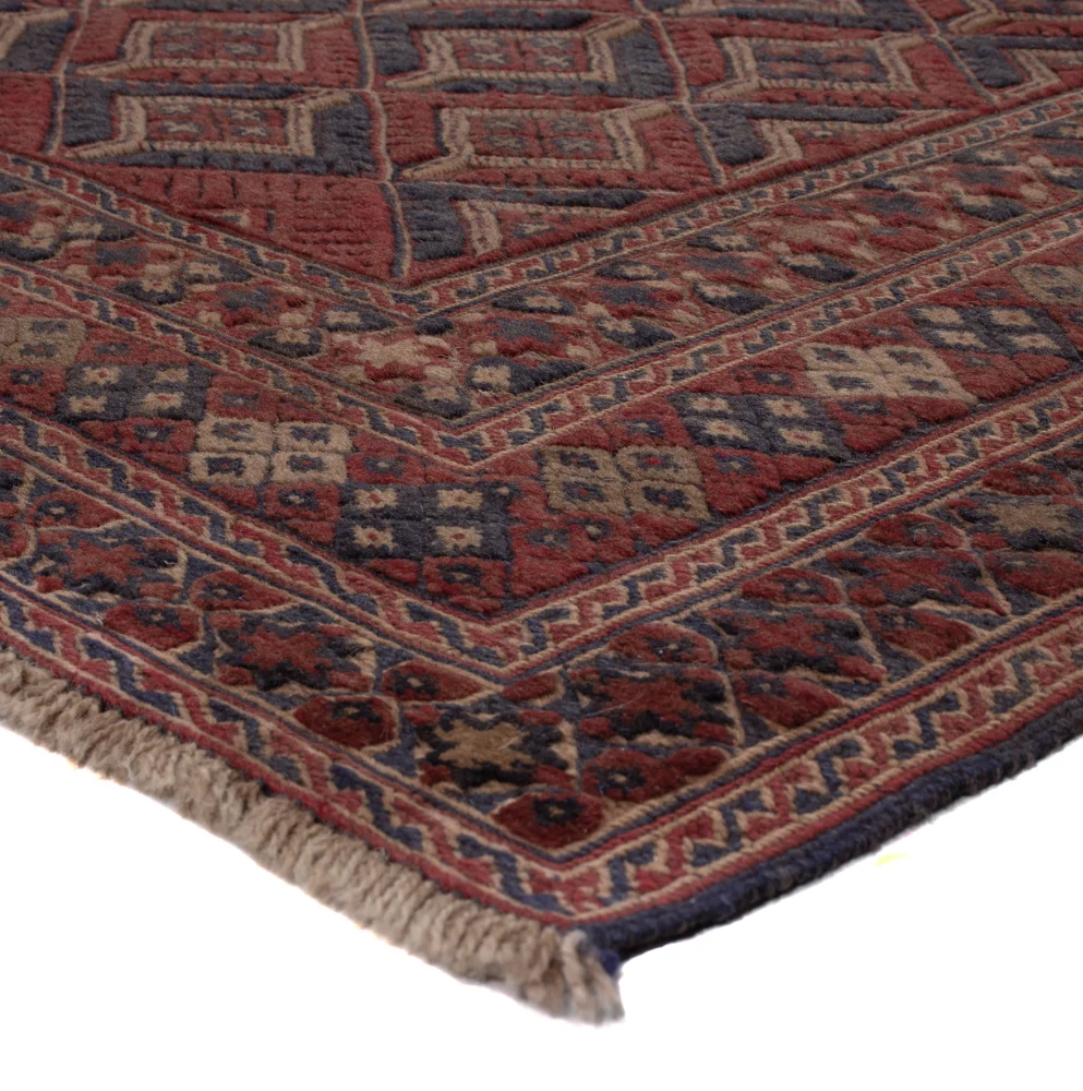 Kelimteppe - Orientalsk - 198 x 150 cm - mørk beige