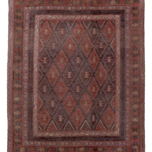Kelimteppe - Orientalsk - 198 x 152 cm - flerfarget