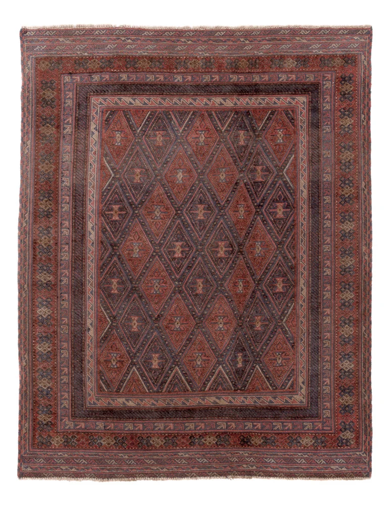 Kelimteppe - Orientalsk - 198 x 152 cm - flerfarget
