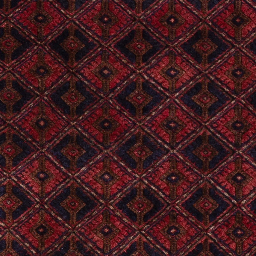 Kelimteppe - Orientalsk - 198 x 162 cm - mørk rød