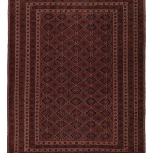 Kelimteppe - Orientalsk - 199 x 153 cm - mørk beige