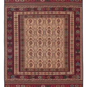 Kelimteppe - Orientalsk - 200 x 129 cm - flerfarget