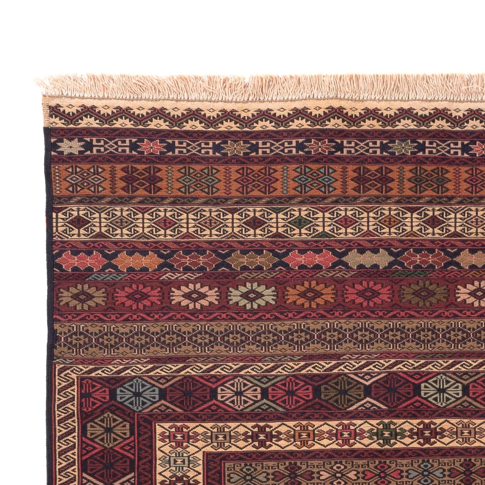 Kelimteppe - Orientalsk - 200 x 129 cm - flerfarget