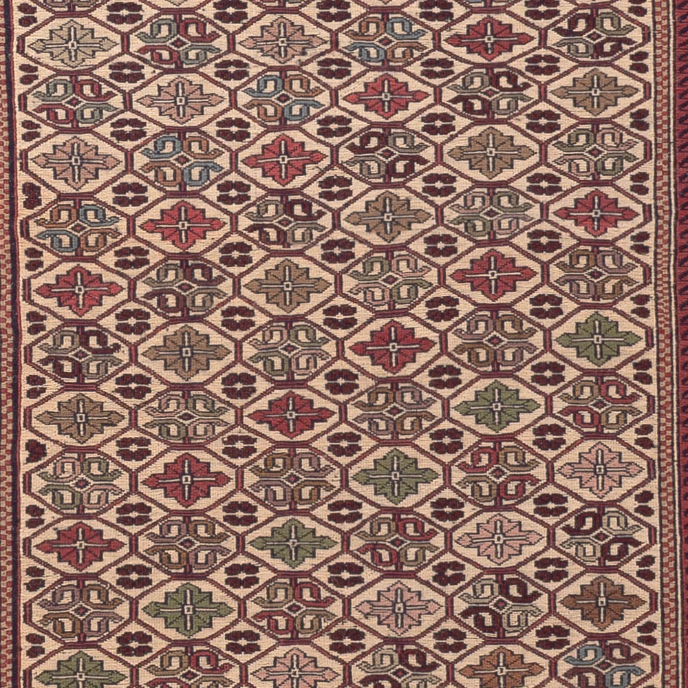 Kelimteppe - Orientalsk - 200 x 135 cm - flerfarget