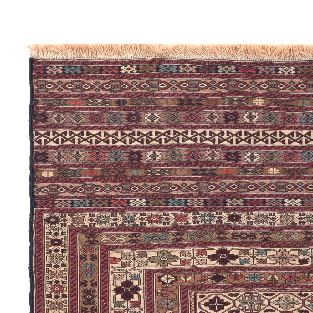 Kelimteppe - Orientalsk - 200 x 135 cm - flerfarget
