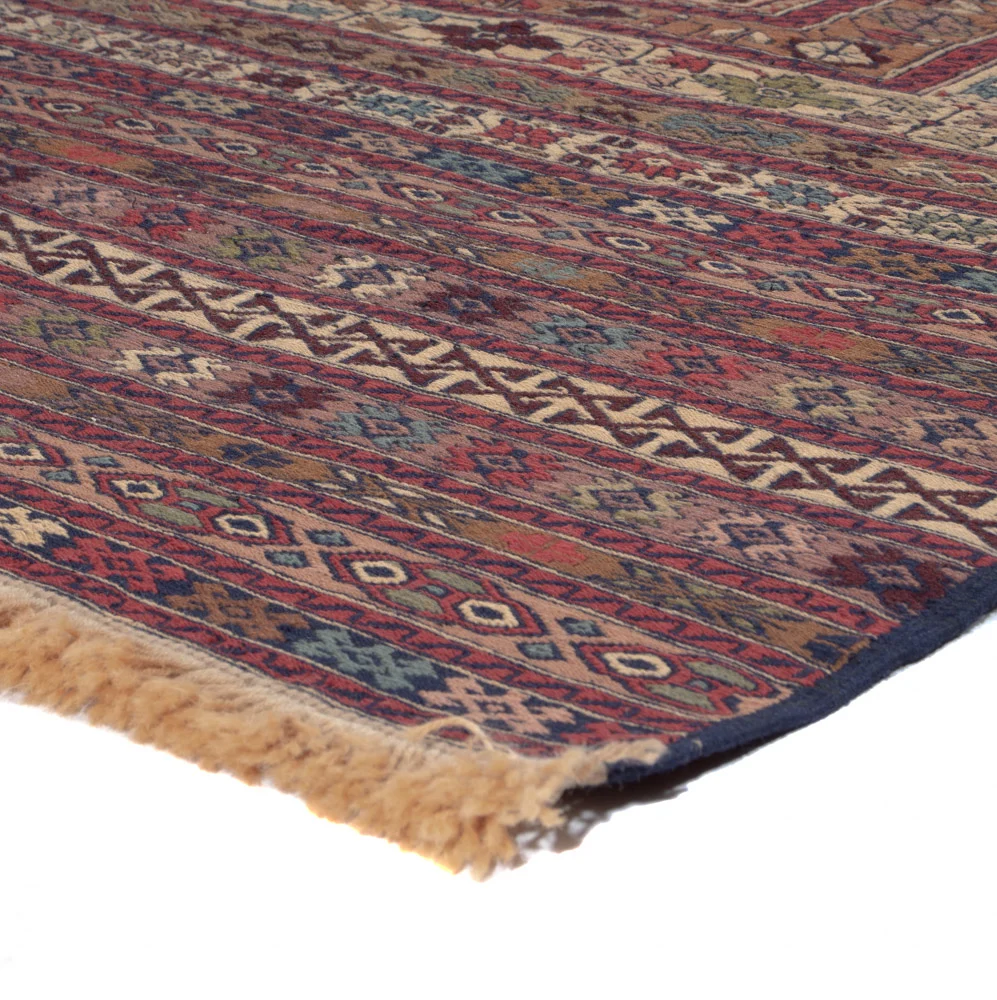 Kelimteppe - Orientalsk - 200 x 135 cm - flerfarget