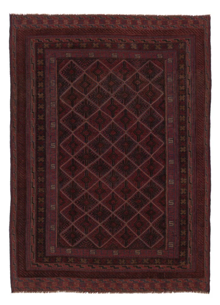 Kelimteppe - Orientalsk - 200 x 148 cm - mørk beige