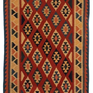 Kelimteppe - Orientalsk - 200 x 153 cm - rust