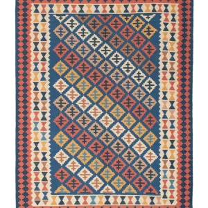 Kelimteppe - Orientalsk - 200 x 155 cm - flerfarget