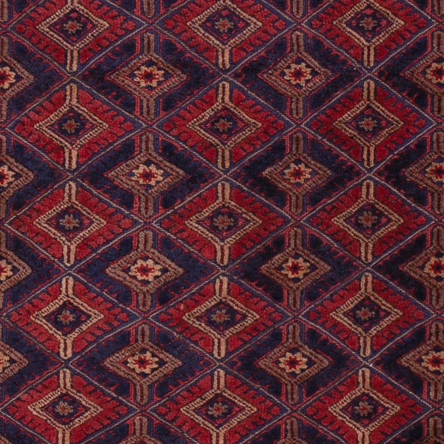 Kelimteppe - Orientalsk - 200 x 160 cm - mørk rød