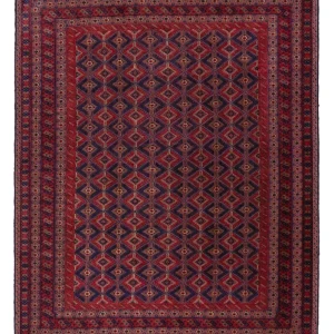 Kelimteppe - Orientalsk - 200 x 160 cm - mørk rød