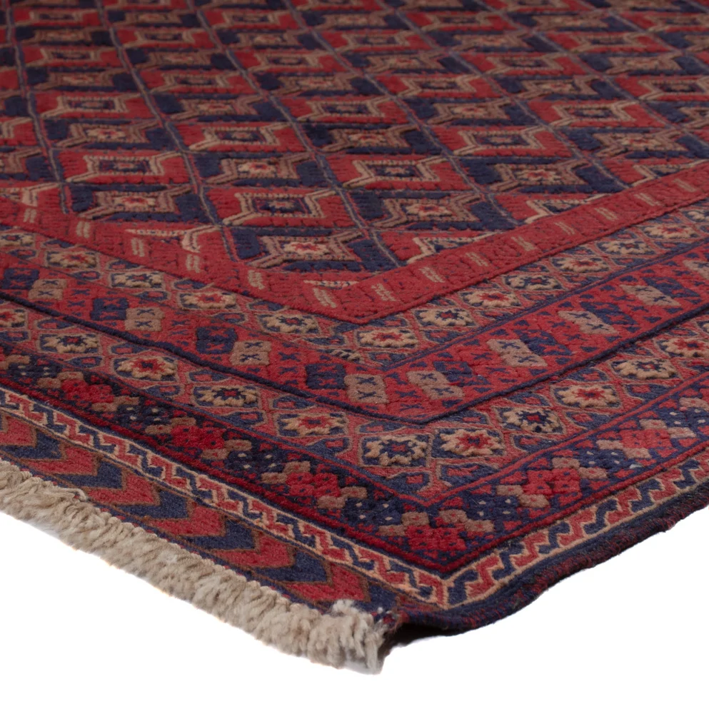 Kelimteppe - Orientalsk - 200 x 160 cm - mørk rød