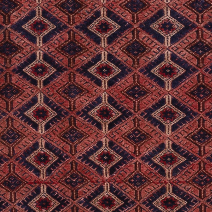 Kelimteppe - Orientalsk - 201 x 141 cm - mørk rød