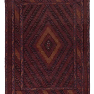 Kelimteppe - Orientalsk - 201 x 155 cm - rust