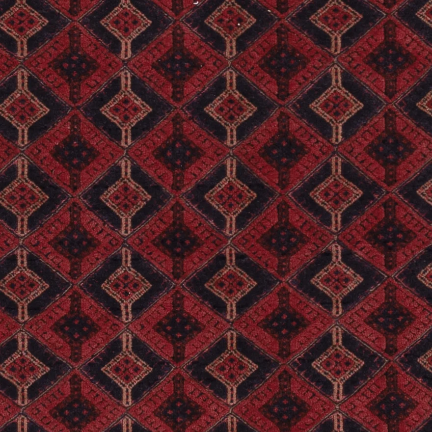 Kelimteppe - Orientalsk - 201 x 161 cm - mørk rød