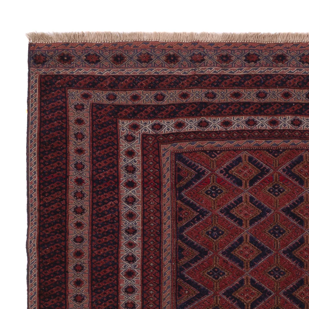 Kelimteppe - Orientalsk - 202 x 152 cm - mørk rød