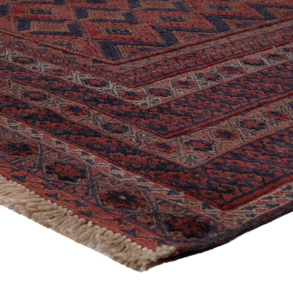 Kelimteppe - Orientalsk - 202 x 152 cm - mørk rød