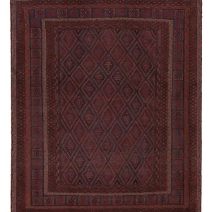 Kelimteppe - Orientalsk - 202 x 170 cm - mørk beige