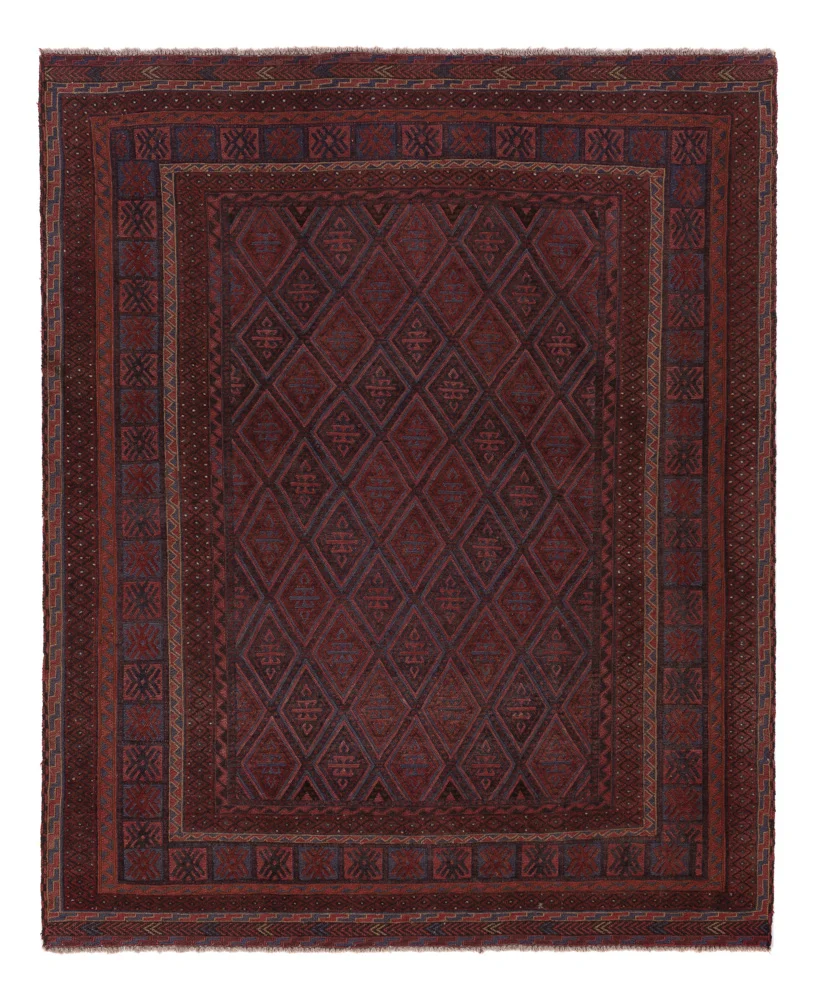 Kelimteppe - Orientalsk - 202 x 170 cm - mørk beige