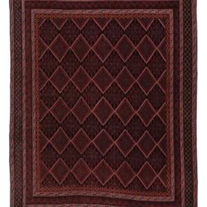 Kelimteppe - Orientalsk - 203 x 140 cm - mørk rød