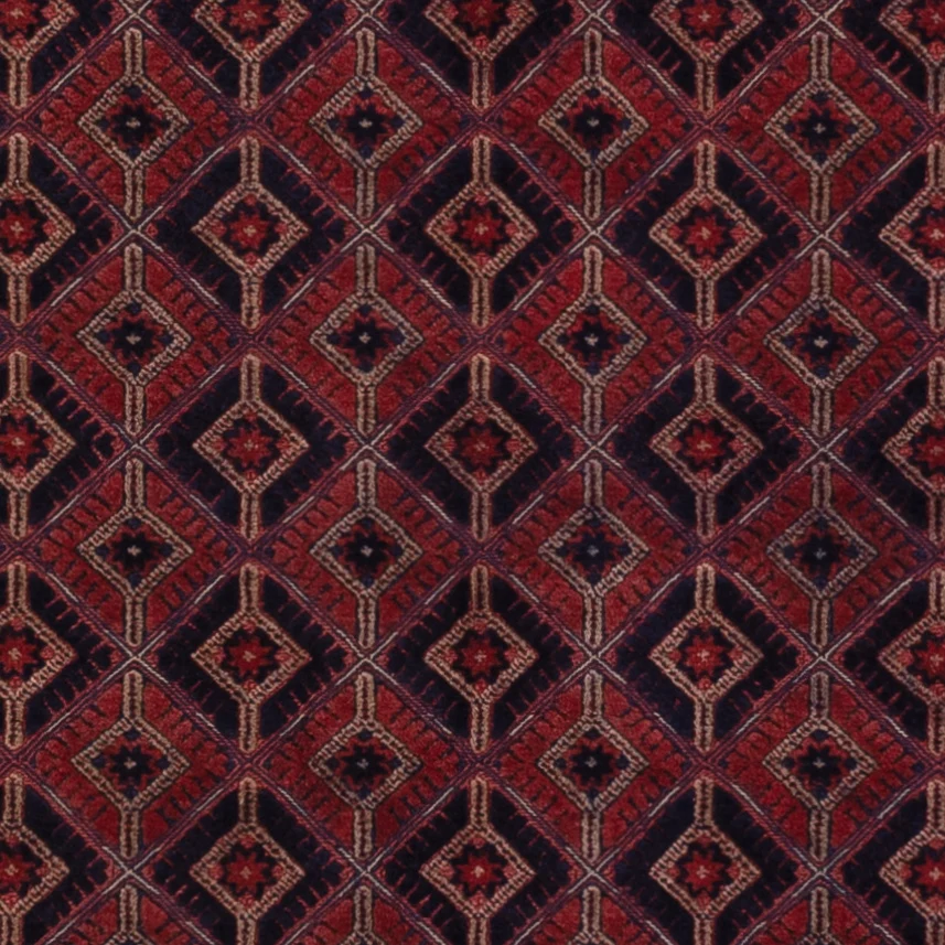 Kelimteppe - Orientalsk - 203 x 149 cm - mørk rød