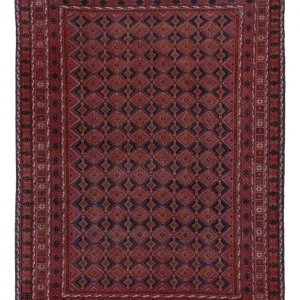 Kelimteppe - Orientalsk - 203 x 152 cm - mørk rød