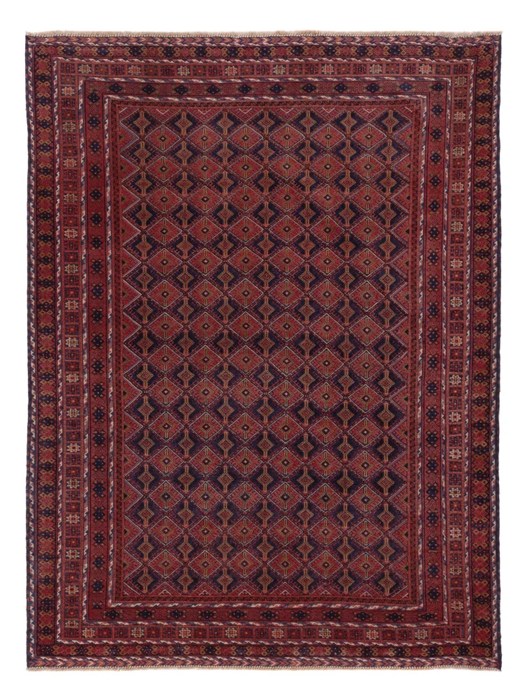 Kelimteppe - Orientalsk - 203 x 152 cm - mørk rød