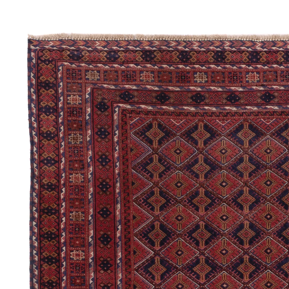 Kelimteppe - Orientalsk - 203 x 152 cm - mørk rød