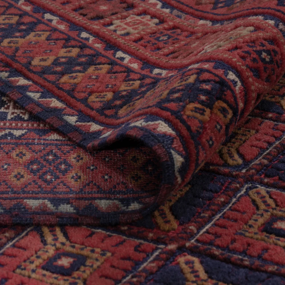 Kelimteppe - Orientalsk - 203 x 152 cm - mørk rød