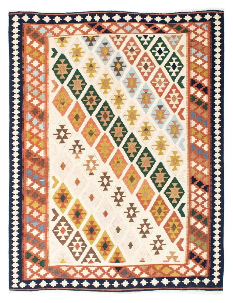 Kelimteppe - Orientalsk - 203 x 155 cm - beige
