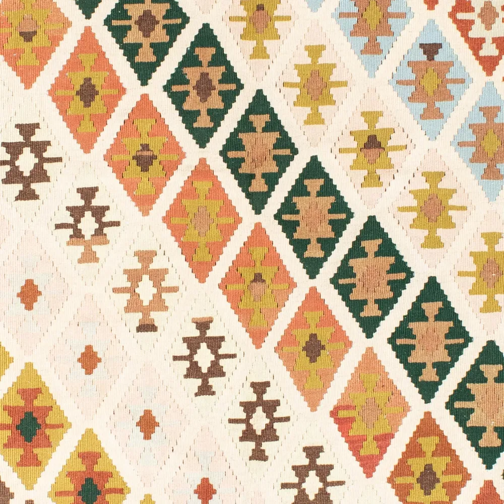 Kelimteppe - Orientalsk - 203 x 155 cm - beige