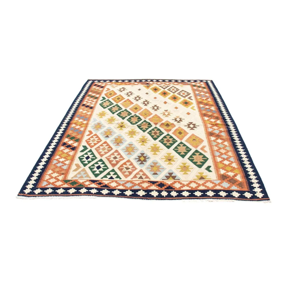Kelimteppe - Orientalsk - 203 x 155 cm - beige