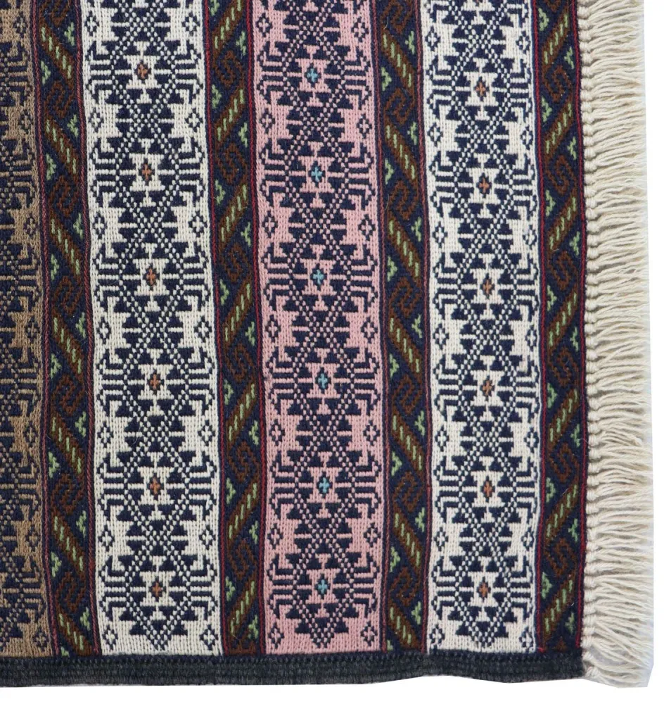 Kelimteppe - Orientalsk - 205 x 129 cm - blå