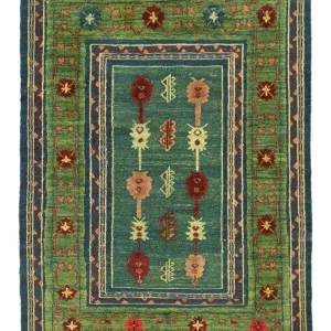 Kelimteppe - Orientalsk - 205 x 147 cm - grønn